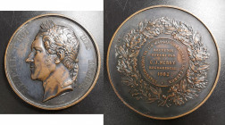 Belguim Leopold I 1862 C.J Henry Maison Comune of Laeken in Bronze