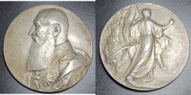 Belguim Medal 1830-1905 75th Anniversary of Belgium Independence Leopold II Silver