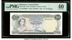 Bahamas Central Bank 10 Dollars 1974 Pick 38a PMG Extremely Fine 40. 

HID09801242017

© 2020 Heritage Auctions | All Rights Reserved
