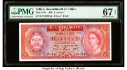 Belize Government of Belize 5 Dollars 1.1.1976 Pick 35b PMG Superb Gem Unc 67 EPQ. 

HID09801242017

© 2020 Heritage Auctions | All Rights Reserved