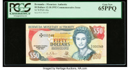 Bermuda Monetary Authority 50 Dollars 12.10.1992 Pick 40a Commemorative PCGS Gem New 65PPQ. 

HID09801242017

© 2020 Heritage Auctions | All Rights Re...