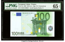 European Union Central Bank, France 100 Euro 2002 Pick 5u PMG Gem Uncirculated 65 EPQ. 

HID09801242017

© 2020 Heritage Auctions | All Rights Reserve...