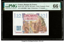 France Banque de France 50 Francs 12.6.1947 Pick 127b PMG Gem Uncirculated 66 EPQ. 

HID09801242017

© 2020 Heritage Auctions | All Rights Reserved