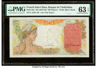 French Indochina Banque de l'Indo-Chine 100 Piastres ND (1947-49) Pick 82a PMG Choice Uncirculated 63 EPQ. 

HID09801242017

© 2020 Heritage Auctions ...