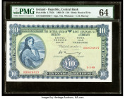 Ireland - Republic Central Bank of Ireland 10 Pounds 5.5.1969 Pick 66b PMG Choice Uncirculated 64. Good embossing. 

HID09801242017

© 2020 Heritage A...
