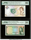 Isle Of Man Isle of Man Government 10 Pounds ND (1998) Pick 44a PMG Gem Uncirculated 66 EPQ; Malta Government of Malta 10 Shillings 1949 (ND 1963) Pic...