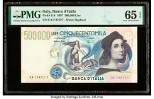 Italy Banco d'Italia 500,000 Lire 1997 Pick 118 PMG Gem Uncirculated 65 EPQ. 

HID09801242017

© 2020 Heritage Auctions | All Rights Reserved