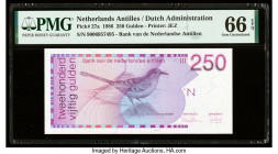 Netherlands Antilles Bank van de Nederlandse Antillen 250 Gulden 31.3.1986 Pick 27a PMG Gem Uncirculated 66 EPQ. 

HID09801242017

© 2020 Heritage Auc...