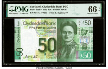Scotland Clydesdale Bank PLC 50 Pounds 2015 Pick 229Lb PMG Gem Uncirculated 66 EPQ. 

HID09801242017

© 2020 Heritage Auctions | All Rights Reserved