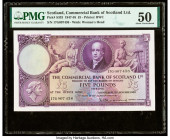Scotland Commercial Bank of Scotland Ltd. 5 Pounds 3.1.1955 Pick S333 PMG About Uncirculated 50. 

HID09801242017

© 2020 Heritage Auctions | All Righ...