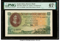 South Africa South African Reserve Bank 5 Pounds 2.9.1950 Pick 96a PMG Superb Gem Unc 67 EPQ. 

HID09801242017

© 2020 Heritage Auctions | All Rights ...