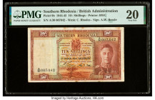 Southern Rhodesia Southern Rhodesia Currency Board 10 Shillings 1.3.1944 Pick 9b PMG Very Fine 20. Stains.

HID09801242017

© 2020 Heritage Auctions |...