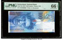 Switzerland National Bank 100 Franken 2014 Pick 72j PMG Gem Uncirculated 66 EPQ. 

HID09801242017

© 2020 Heritage Auctions | All Rights Reserved