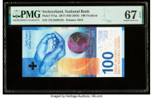 Switzerland National Bank 100 Franken 2017 (ND 2019) Pick 77Aa PMG Superb Gem Unc 67 EPQ. 

HID09801242017

© 2020 Heritage Auctions | All Rights Rese...