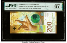 Switzerland National Bank 200 Franken 2016 (ND 2018) Pick 78 PMG Superb Gem Unc 67 EPQ. 

HID09801242017

© 2020 Heritage Auctions | All Rights Reserv...
