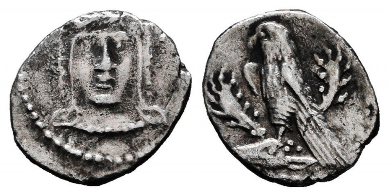 CILICIA, Tarsos. 400-380 BC. AR Obol.
Reference:
Condition: Very Fine



W...