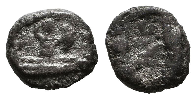 Cilicia, Uncertain Obol AR.
Reference:
Condition: Very Fine



Weight: 0,6...