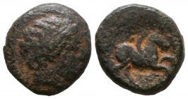 Kingdom of Macedon. Philip II. AE 18. 359-336 a.C. Macedon.
Reference:
Condition: Very Fine



Weight: 5,5 gr
Diameter: 17,1 mm
