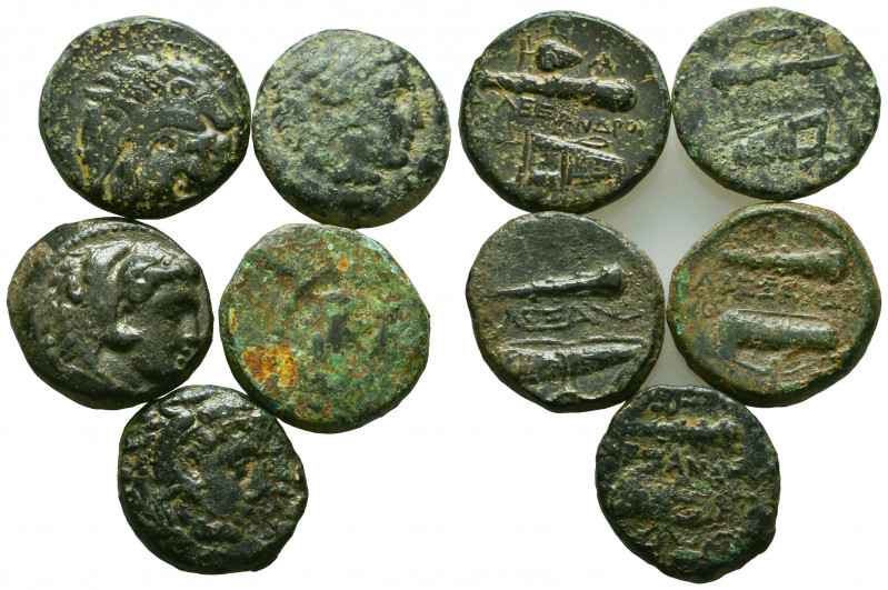 Macedonian Kingdom. Lot of Alexander III the Great. AE.
Reference:
Condition: ...