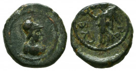 Greek Coins Ae, 2nd-1st century BC. AE.
Reference:
Condition: Very Fine



Weight: 2,3 gr
Diameter: 14,2 mm