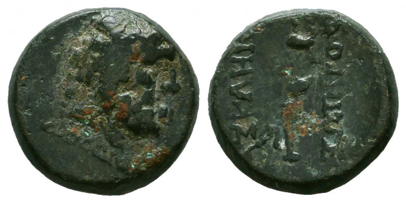 Greek Coins Ae, 2nd-1st century BC. AE.
Reference:
Condition: Very Fine


...