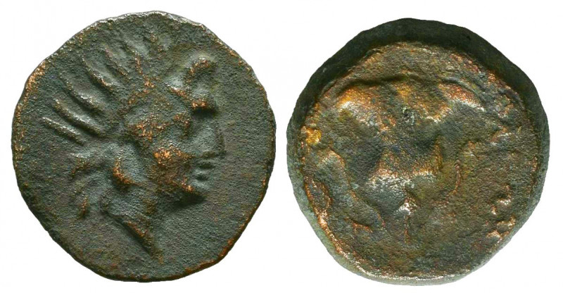 Rhodos Ae, 2nd-1st century BC. AE.
Reference:
Condition: Very Fine



Weig...