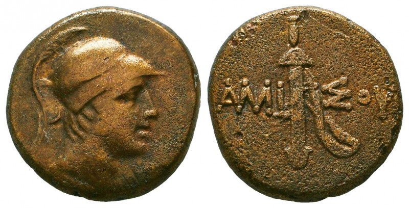 PONTOS, Amisos. Circa 109-89 BC. Æ.
Reference:
Condition: Very Fine



Wei...