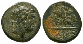 Greek
Bithynia, Dia. Civic Issue. Ca. 85-65 B.C. AE.
Reference:
Condition: Very Fine



Weight: 8,7 gr
Diameter: 21 mm