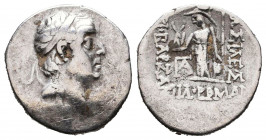 Kings of Cappadocia. Ariobarzanes I Philoromaios (96-63 BC). AR Drachm. Simonetta 45a.Reference:
Condition: Very Fine



Weight: 4 gr
Diameter: ...
