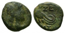 CAPPADOCIA. Caesareia (as Eusebeia). Ae (Late 1st century BC-early 1st century AD).
Reference:
Condition: Very Fine



Weight: 2,4 gr
Diameter:...