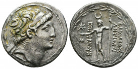 Seleukid Kings of Syria. Antiochos VIII Epiphanes (Grypos) (121/0-97/6 BC). AR TetraDrachm.
Reference:
Condition: Very Fine



Weight: 16,4 gr
...