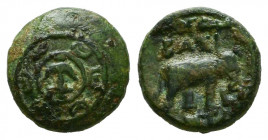 SYRIA, Seleukid Kings. Antiochos I . 280-261 BC. Æ . Antioch mint.
Reference:
Condition: Very Fine



Weight: 1,3 gr
Diameter: 10,6 mm