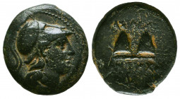 Seleukis Kings, Antiochos I (281-261 BC). Æ. SC 332; HGC 9, 146.
Reference:
Condition: Very Fine



Weight: 5,6 gr
Diameter: 19,3 mm