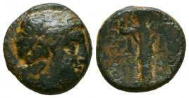 Seleukid Empire, Seleukos I Nikator Æ.
Reference:
Condition: Very Fine



Weight: 6,1 gr
iameter: 18,5 mm