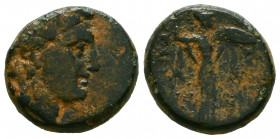 Seleukid Empire, Seleukos I Nikator Æ.
Reference:
Condition: Very Fine



Weight: 6,3 gr
Diameter: 18,1 mm