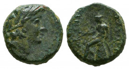 Seleukid Kingdom. Antioch. Antiochos III Megas 223-187 BC. Struck circa 222-211/10 BC
Bronze Æ.
Reference:
Condition: Very Fine



Weight: 3 gr...