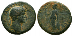 Roman Provincial
Cappadocia. Tyana. Hadrian AD 117-138. Dated RY 21=AD 136/7 Bronze Æ. SNG Copenhagen -; SNG von Aulock.



Weight: 5,9 gr
Diame...