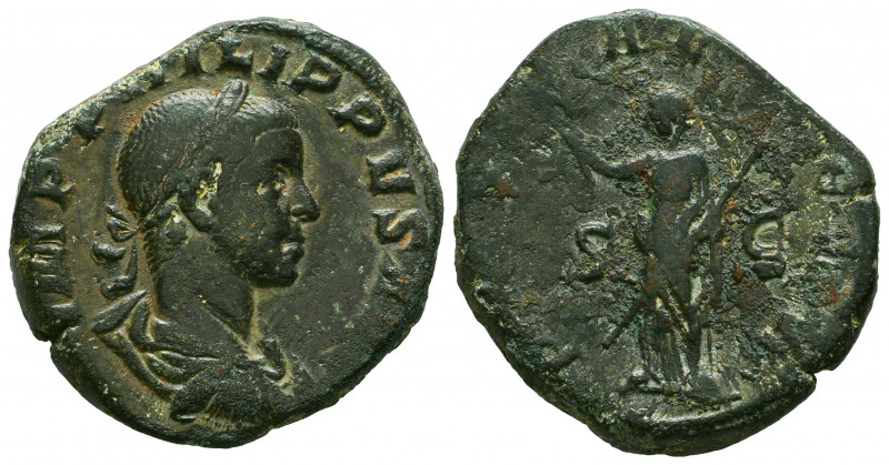 Philippus II. as Caesar (244-247 AD). AE Sestertius, Roma (Rome).



Weight:...