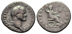 Vespasian (AD 69-79). AR denarius . Rome. 



Weight: 3,1 gr
Diameter: 19 mm