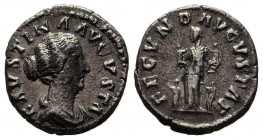 Faustina I (138-141 AD). AR Denarius, Roma (Rome).



Weight: 3,2 gr
Diameter: 17,5 mm