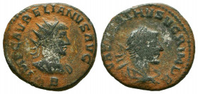 Aurelian, with Vaballathus. A.D. 270-275. AE antoninianus.



Weight: 3,6 gr
Diameter: 19,9 mm