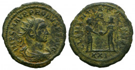 Roman Imperial
Probus. A.D. 276-282. Æ antoninianus.



Weight: 3,5 gr
Diameter: 21,9 mm