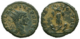 Claudius II Gothicus Æ Antoninianus, circa AD 268-269.



Weight: 3,1 gr
Diameter: 19,9 mm