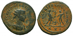 Diocletian Æ Antoninianus. AD 293-295.



Weight: 3,7 gr
Diameter: 21,9 mm