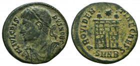 Roman Imperial
Crispus. Caesar, A.D. 317-326. AE centenionalis



Weight: 2,7 gr
Diameter: 19,7 mm