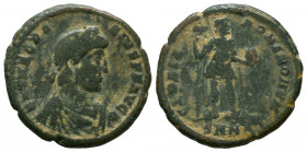 THEODOSIUS I, 379-395 AD. Æ Reduced Follis.



Weight: 6,1 gr
Diameter: 23,1 mm