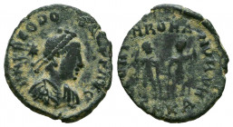 THEODOSIUS I, 379-395 AD. Æ Reduced Follis.



Weight: 1,3 gr
Diameter: 17,1 mm