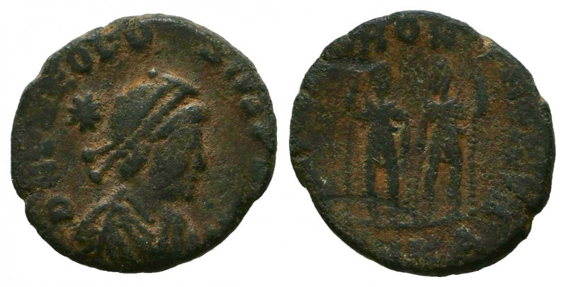 Roman Imperial
Valens AD 364-378. Follis Æ



Weight: 1,5 gr
Diameter: 14,...