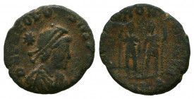 Roman Imperial
Valens AD 364-378. Follis Æ



Weight: 1,5 gr
Diameter: 14,9 mm