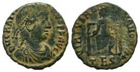 GRATIAN, 367-383 AD. Æ Reduced Follis



Weight: 1,8 gr
Diameter: 17,4 mm
